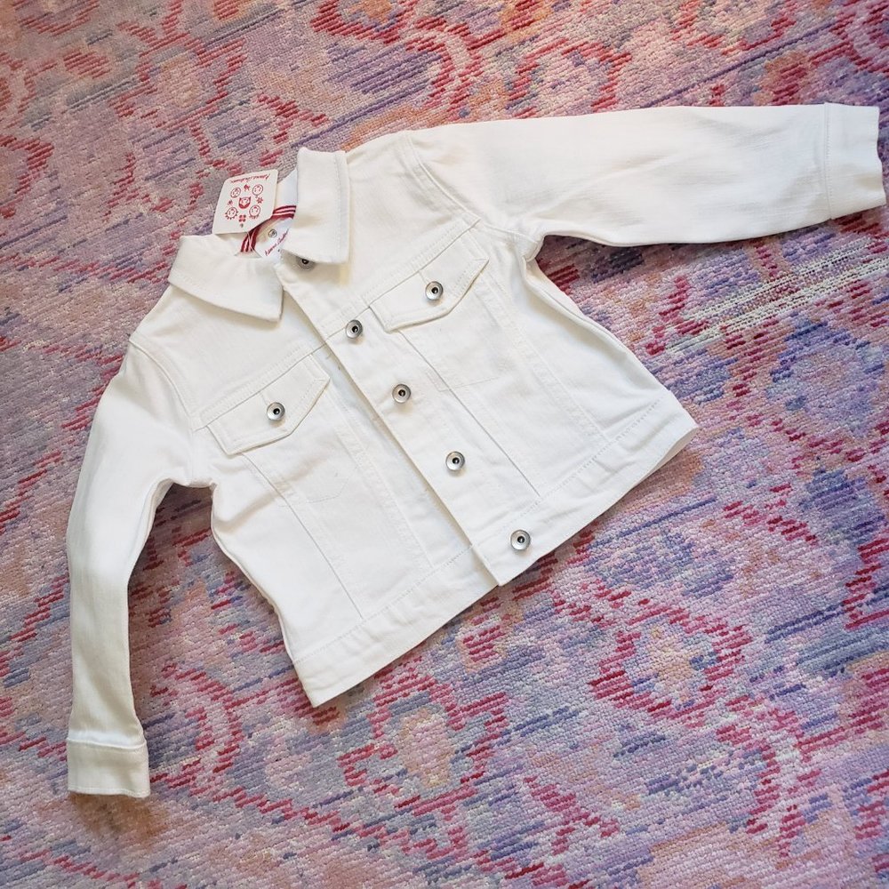 White denim jacket